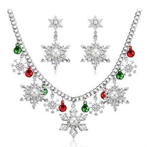 Christmas‎ Necklace Colorful